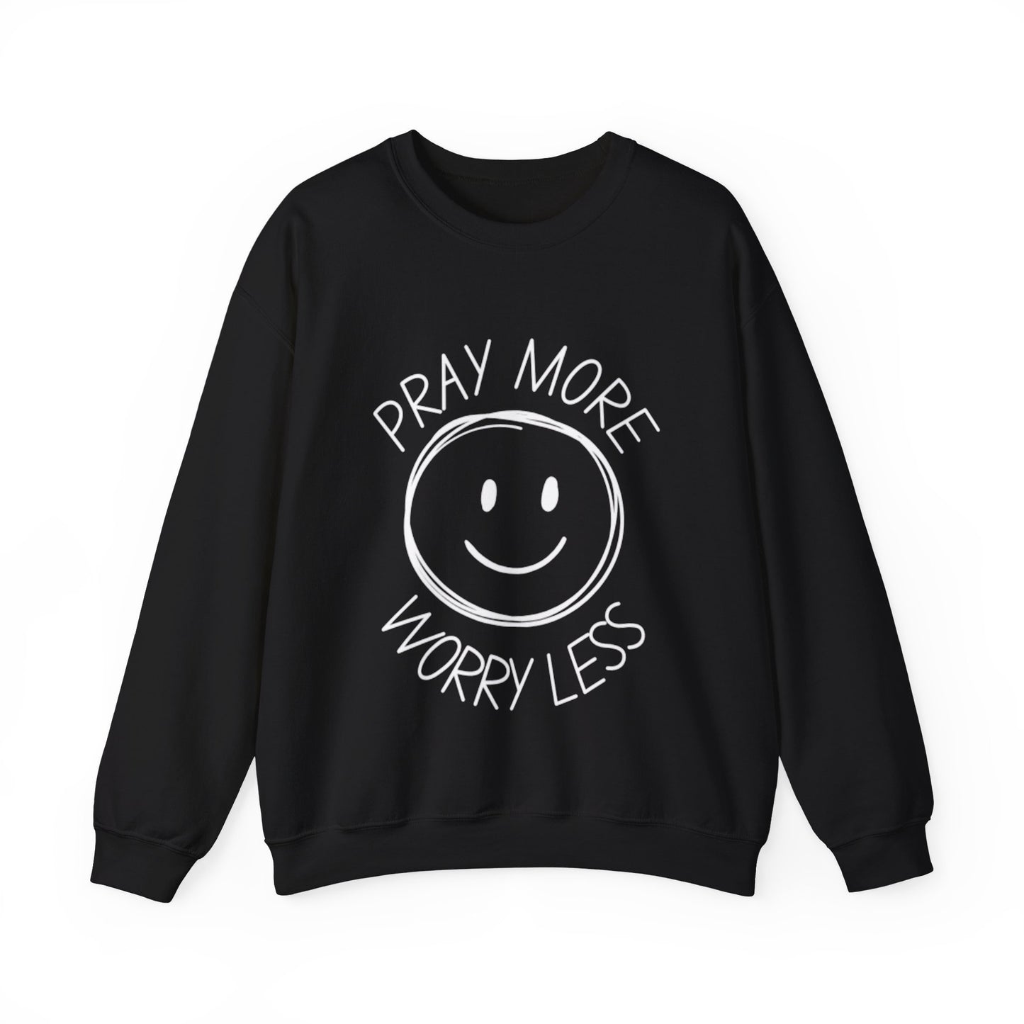 "Pray More, Worry Less" | Crewneck Sweatshirt