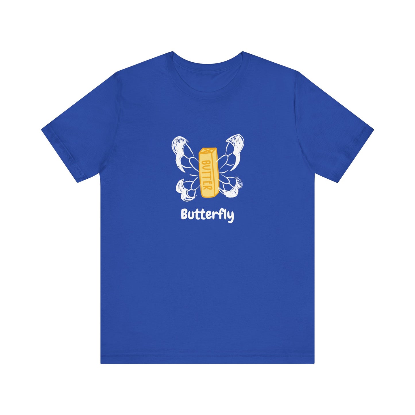 "Butterfly - Flying Butter" | Unisex Short Sleeve Tee